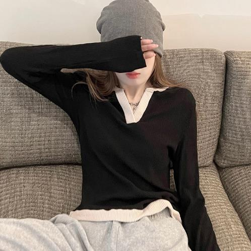 Jiashucheng Áo Thun Dài Tay Dáng Rộng Phong Cách Mới Mùa Xuân Thu Kích Thước Lớn Cho Nữ