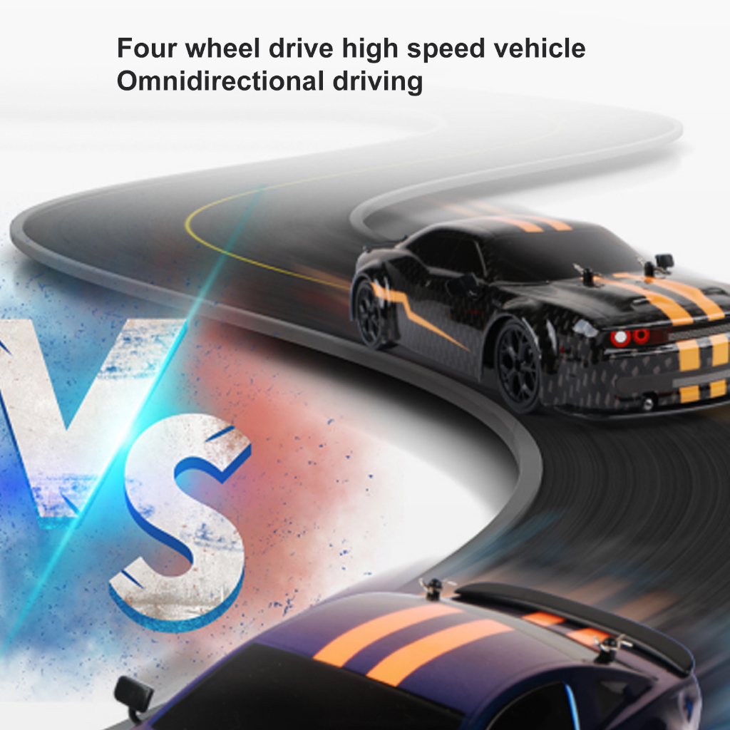 Có thể bán buôn RC Drift Car Điều khiển từ xa 2.4Ghz 4 bánh lái xe đa hướng Chiếu sáng phía trước Racing Toy ToyRoom Hàng giao ngay