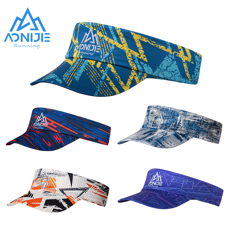 Aonijie E4602 Mũ Lưỡi Trai Có Tấm Che Nắng Hở Chóp Có Thể Gấp Gọn Dùng Chạy Marathon
