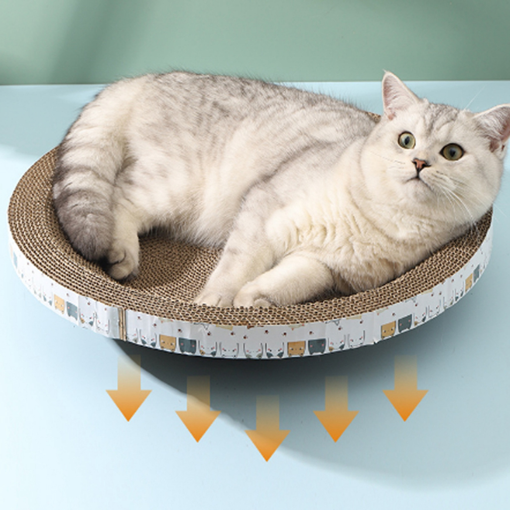 Bàn Cào Móng cho mèo hình tròn bảo vệ đồ nội thất - ổ cào móng hình tròn cho mèo KKPETS