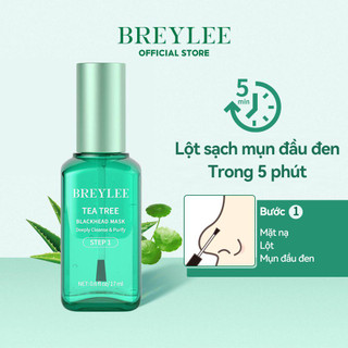 Mặt Nạ Lột Mụn Breylee Từ Trà Xanh Se Khít Lỗ Chân Lông Giảm Mụn Đầu Đen 17ml (100 Tờ Giấy Lột Mụn)