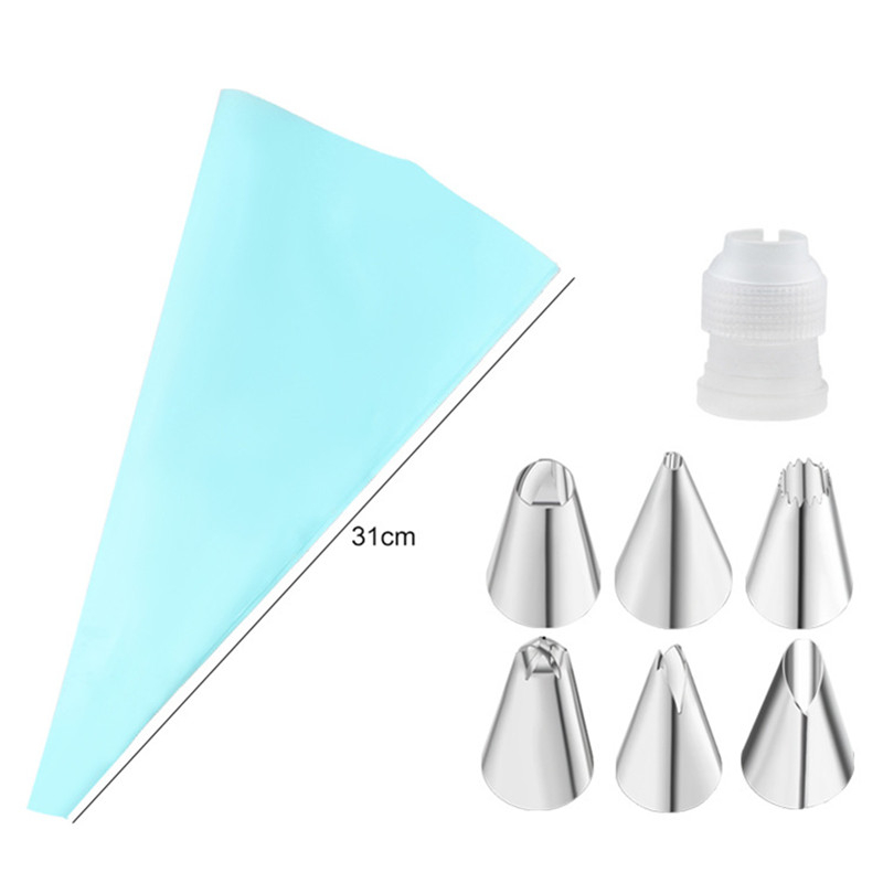 Bộ 8 Đuôi Bắt Bông Kem Bằng Thép Không Gỉ