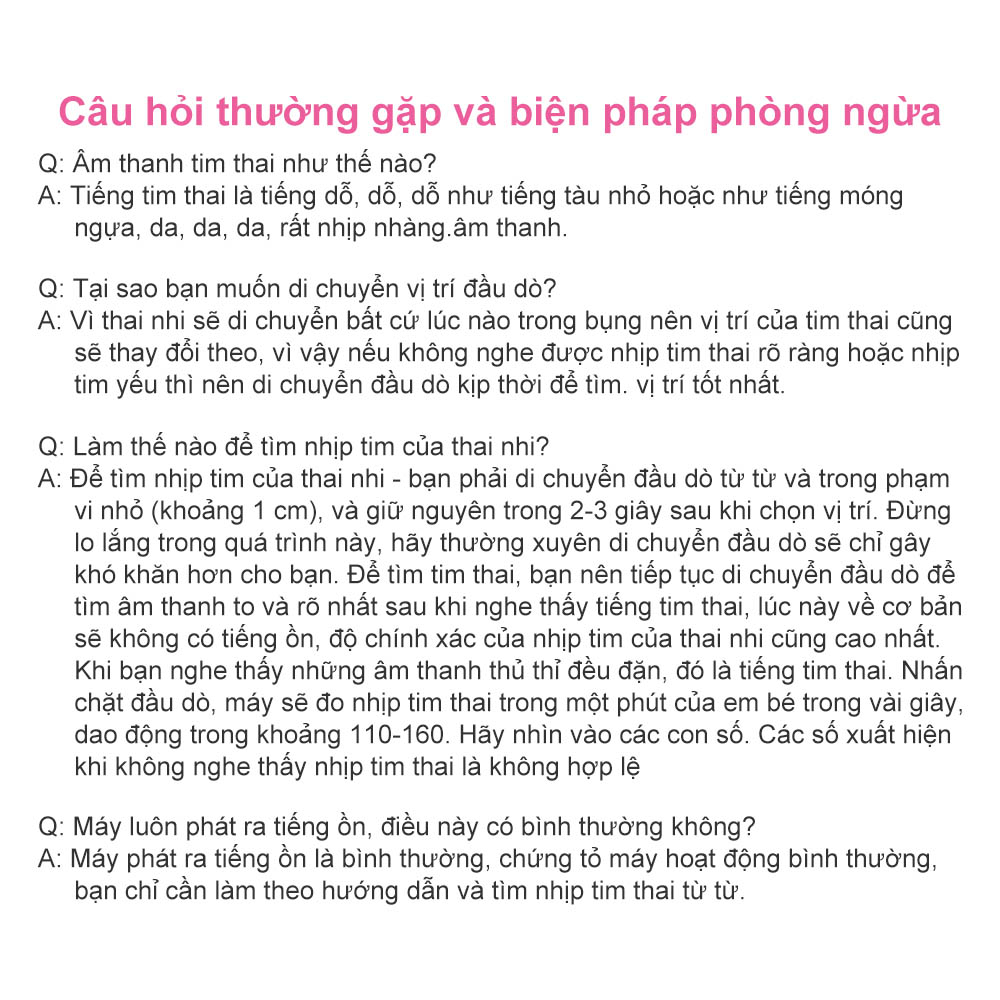 Máy đo nhịp tim SALORIE có màn hình LCD cho phụ nữ mang thai