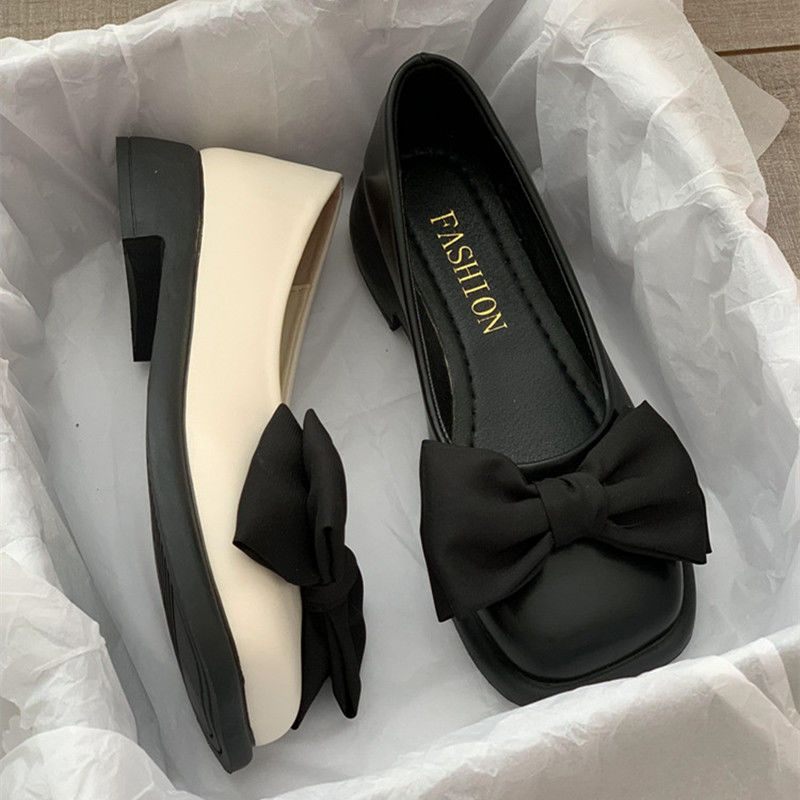 Giày Da Phong Cách Anh Quốc Thời Trang Mùa Hè 2023 Cho Nữ