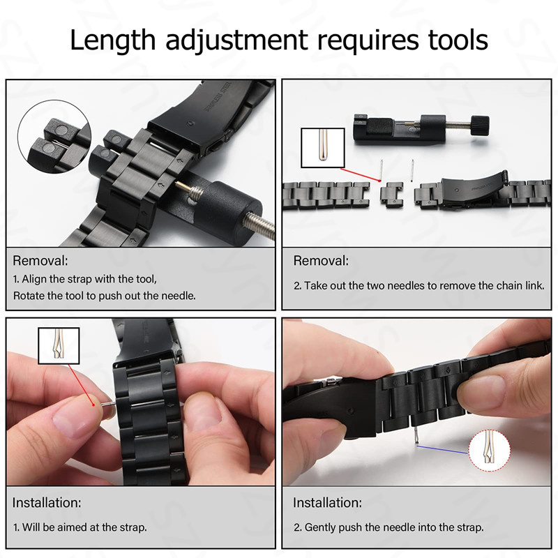 Dây Đồng Hồ Thông Minh Bằng Thép Không Gỉ Dành Cho Apple Watch Ultra / 8 / 7 / 6 / 5 / 4 / 3 / 2 / 1 / SE 38 / 40 / 41MM 42 / 44 / 45 / 49MM