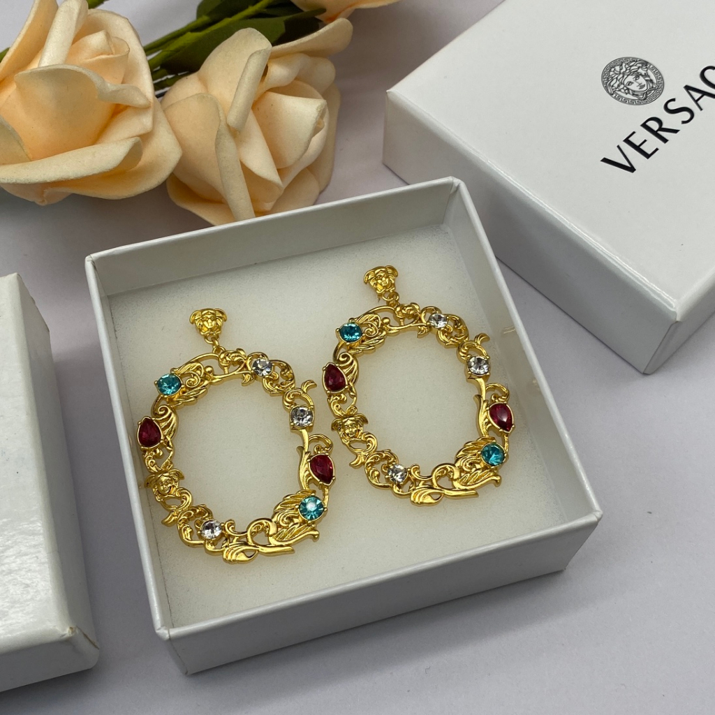 Bông Tai Mạ BạC 925 KiểU DáNg Vintage