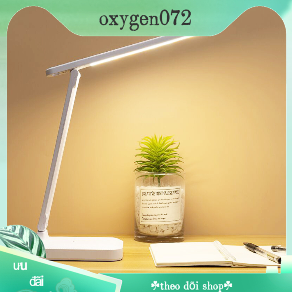 Đèn Học Để Bàn LED - Sạc USB Bảo Vệ Mắt Điều Khiển Cảm Ứng Cho Phòng Ngủ - Oxygen072