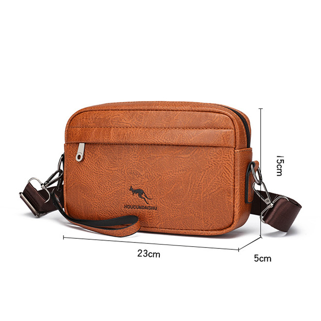 Túi Da Đeo Chéo Chống Nước Thời Trang Công Sở Mới Cho Nam zc289