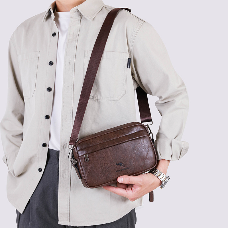 Túi Da Đeo Chéo Chống Nước Thời Trang Công Sở Mới Cho Nam zc289