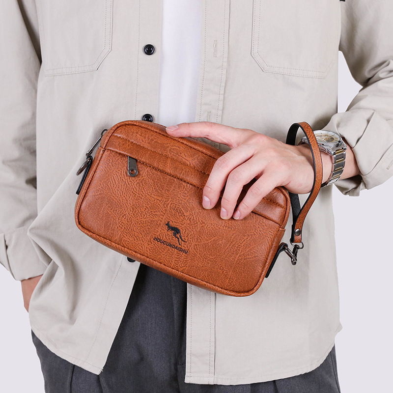 Túi Da Đeo Chéo Chống Nước Thời Trang Công Sở Mới Cho Nam zc289