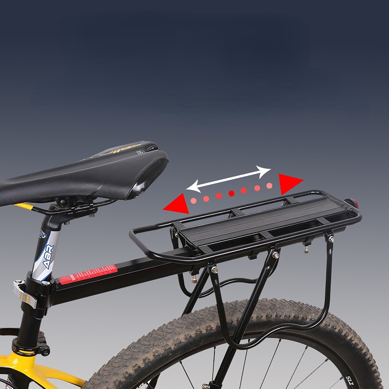 Kệ Yên Sau Gác Baga Gắn Thêm Phía Sau, Baga sắt xe đạp thể thao với đèn hậu Có Thể Điều Chỉnh Leo Núi Lý Phản Quang