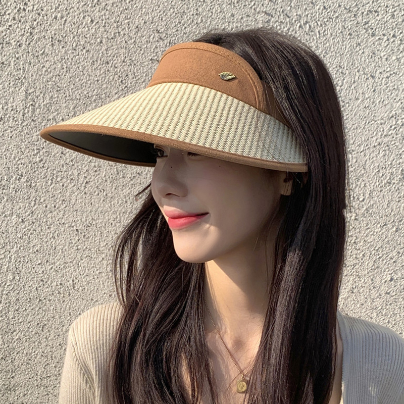 Mũ Rơm Chống Nắng Không Chóp Thời Trang Mùa Hè Cho Nữ