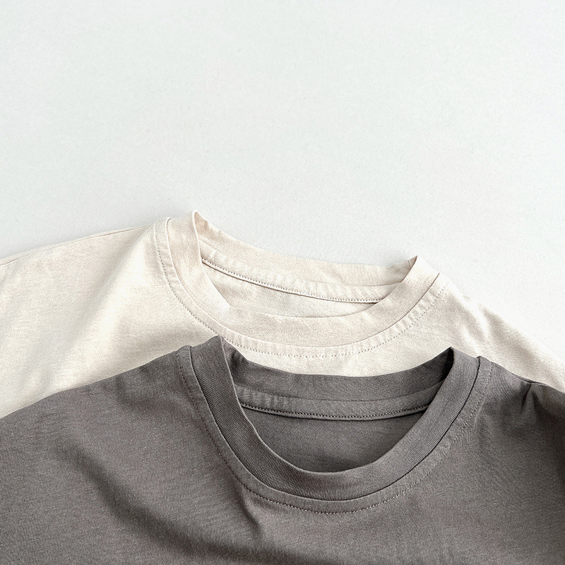 Sun baby Áo Thun Tay Ngắn In Họa Tiết Dễ Thương Phong Cách Nhật Bản Thời Trang Cho Bé