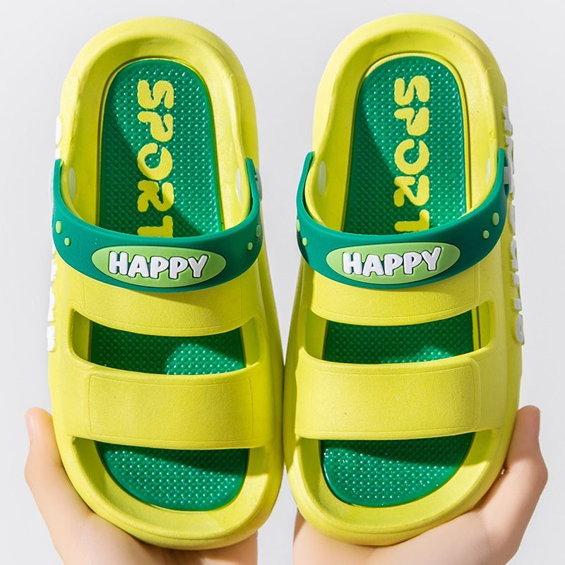 Giày Sandal Thể Thao Bằng PVC Thời Trang Mùa Hè Hàn Quốc Cho Trẻ Em