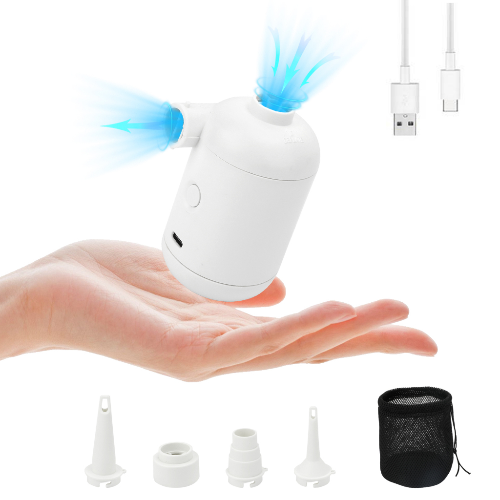 Máy Bơm Khí Mini Sạc USB Di Động Tiện Dụng Cho Phao Bơi / Giường Hơi