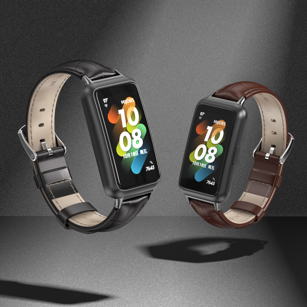 Dây Đeo Thay Thế Chất Liệu Da Thật Cao Cấp Cho Huawei Band 8 Huawei Band 7 NFC
