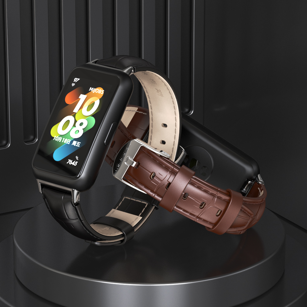 Dây Đeo Thay Thế Chất Liệu Da Thật Cao Cấp Cho Huawei Band 8 Huawei Band 7 NFC
