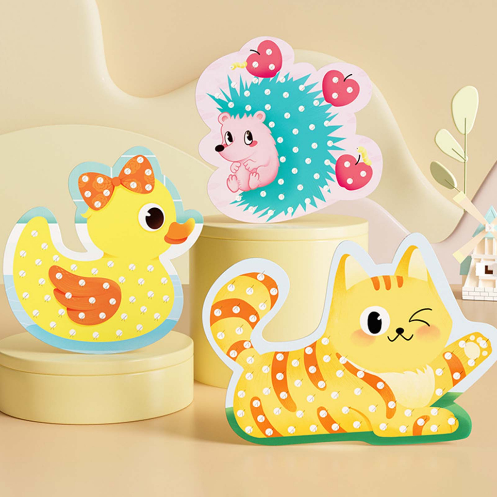 Bộ Đồ Chơi Xếp Hình Công Chúa poke poke Dễ Thương Vui Nhộn Cho Bé Gái