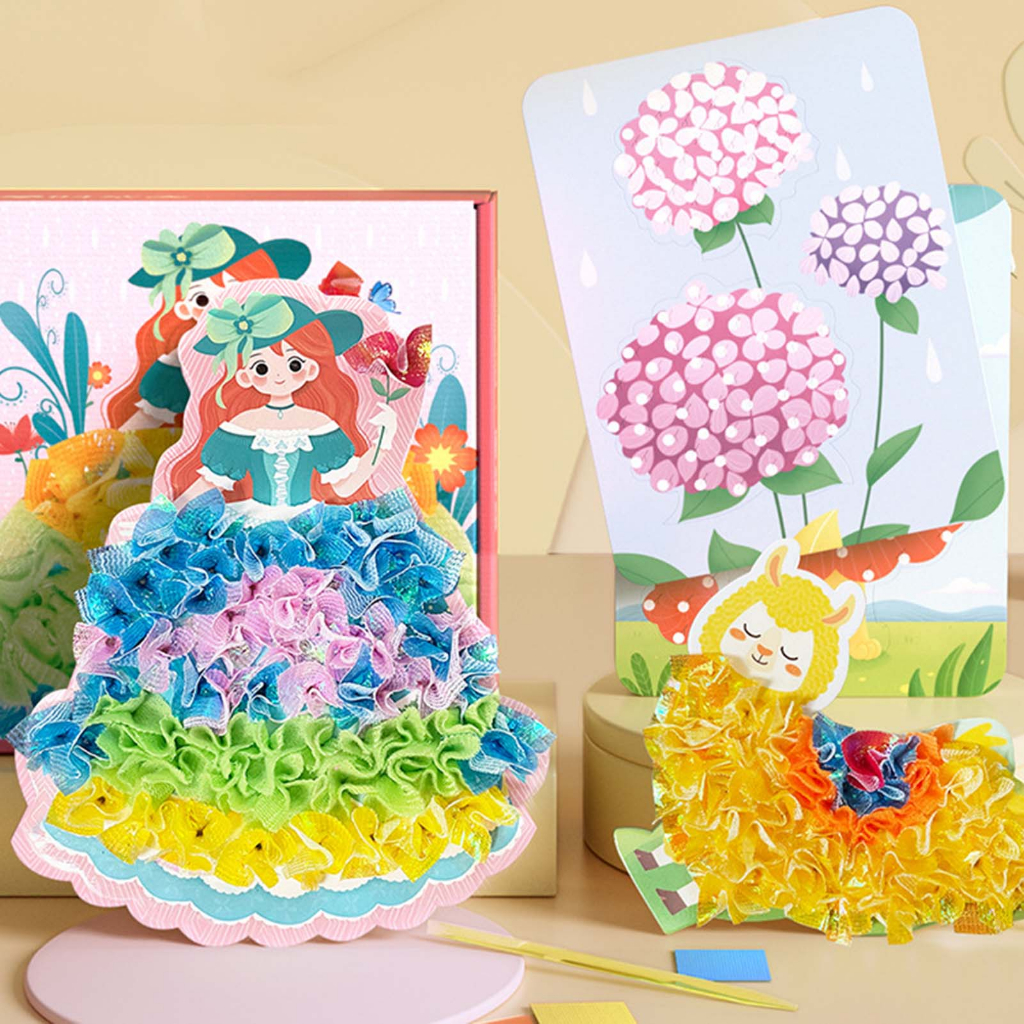 Bộ Đồ Chơi Xếp Hình Công Chúa poke poke Dễ Thương Vui Nhộn Cho Bé Gái