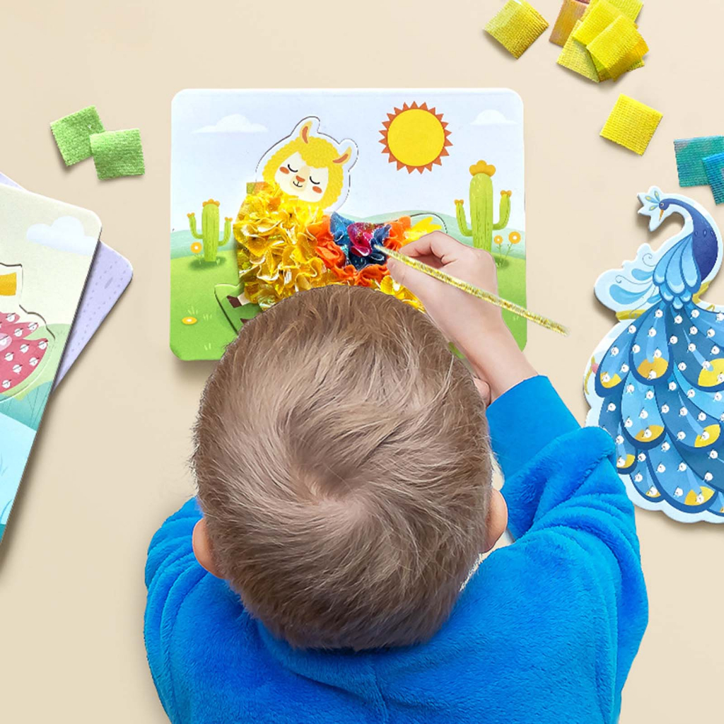 Bộ Đồ Chơi Xếp Hình Công Chúa poke poke Dễ Thương Vui Nhộn Cho Bé Gái