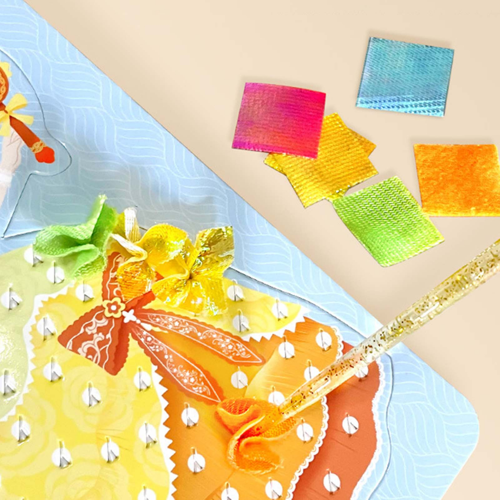 Bộ Đồ Chơi Xếp Hình Công Chúa poke poke Dễ Thương Vui Nhộn Cho Bé Gái