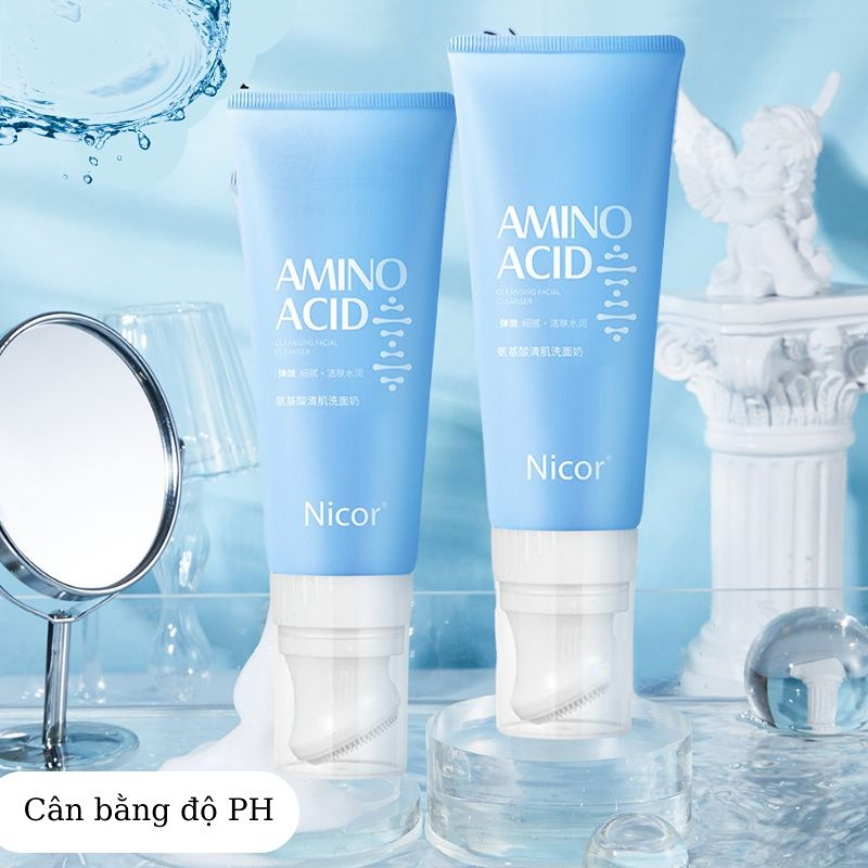 Sữa Rửa Mặt NICOR Amino Acid 120ml Dành Cho Nam Và Nữ