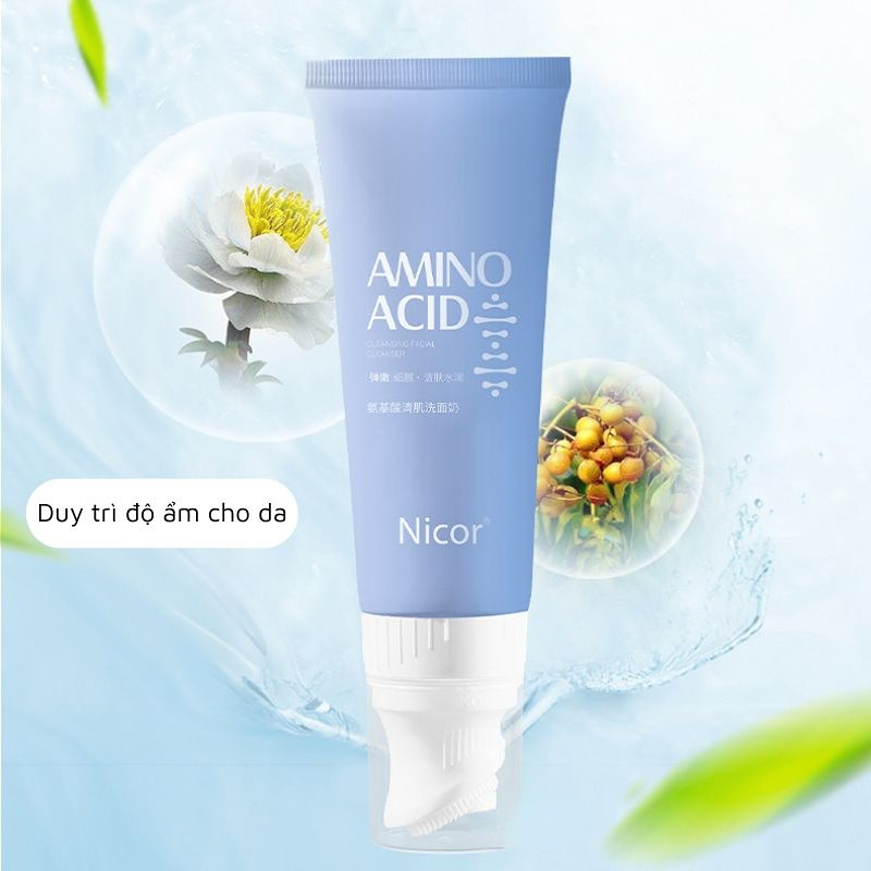 Sữa Rửa Mặt NICOR Amino Acid 120ml Dành Cho Nam Và Nữ