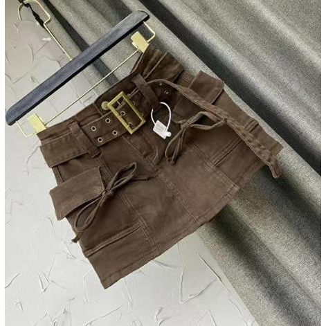 Jiashucheng Váy Yếm Denim Dáng Chữ A Phong Cách Retro Mỹ Cỡ Lớn Thời Trang Mùa Hè Mới Cho Nữ