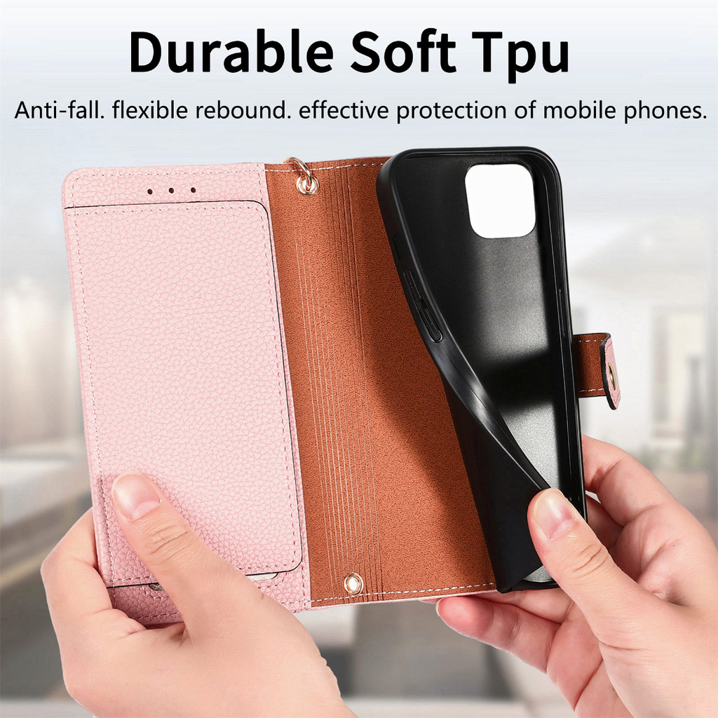 Ốp Điện Thoại Da Kèm Ví Đa Năng Cho iPhone 12 Pro Max 12 Mini 11 Pro Max XR XS Max