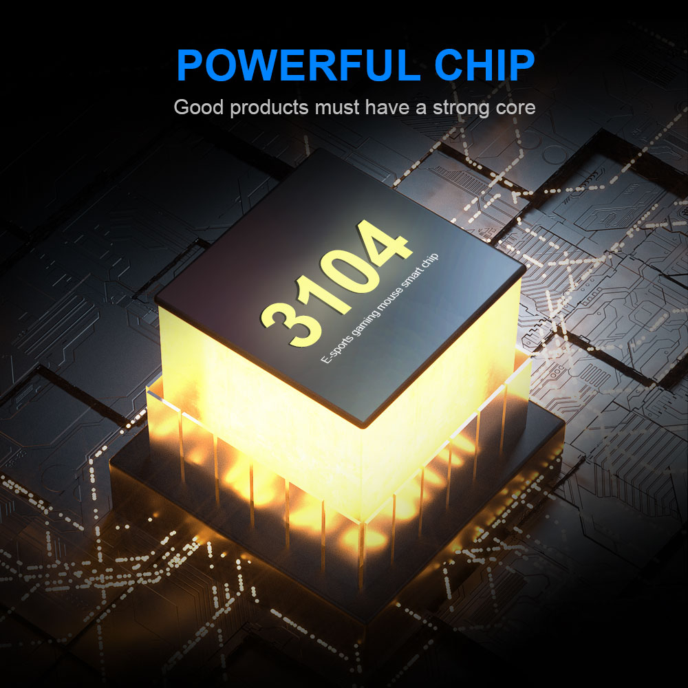 Chuột Không Dây E-YOOSO X-11 RGB USB 2.4G 4000DPI 9 Nút Dành Cho Game Thủ