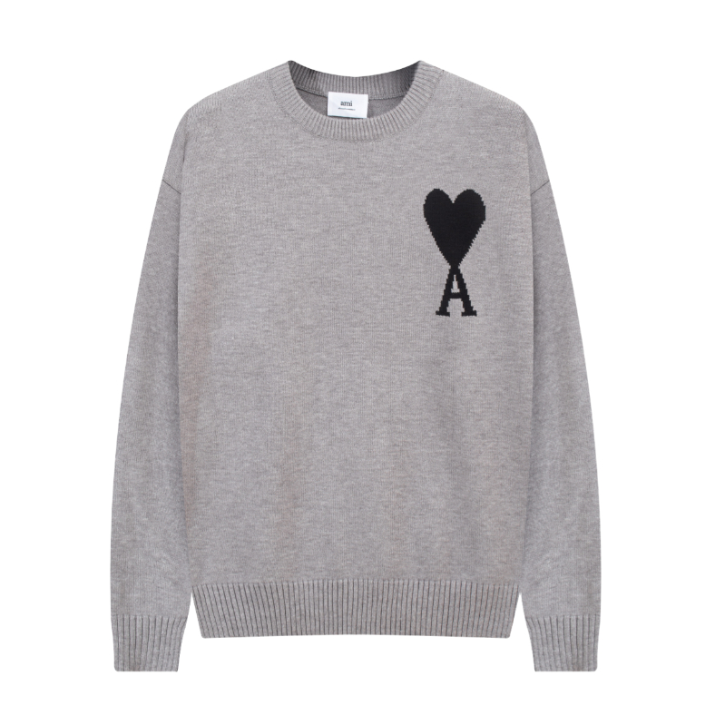 Áo Sweater Dệt Kim Tay Dài Hoạ Tiết Trái Tim Có Size Lớn Cho Nam Và Nữ