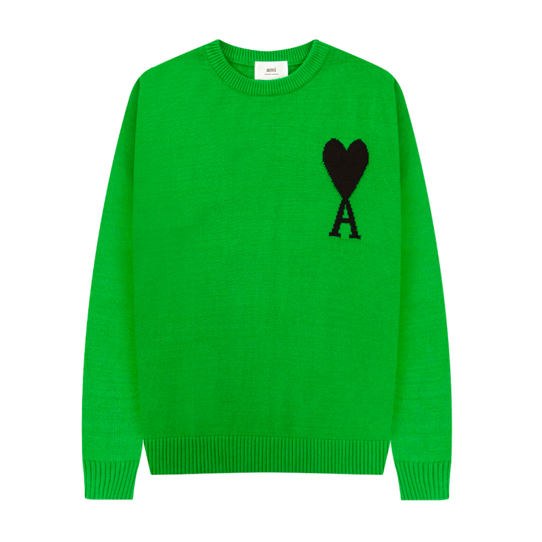 Áo Sweater Dệt Kim Tay Dài Hoạ Tiết Trái Tim Có Size Lớn Cho Nam Và Nữ