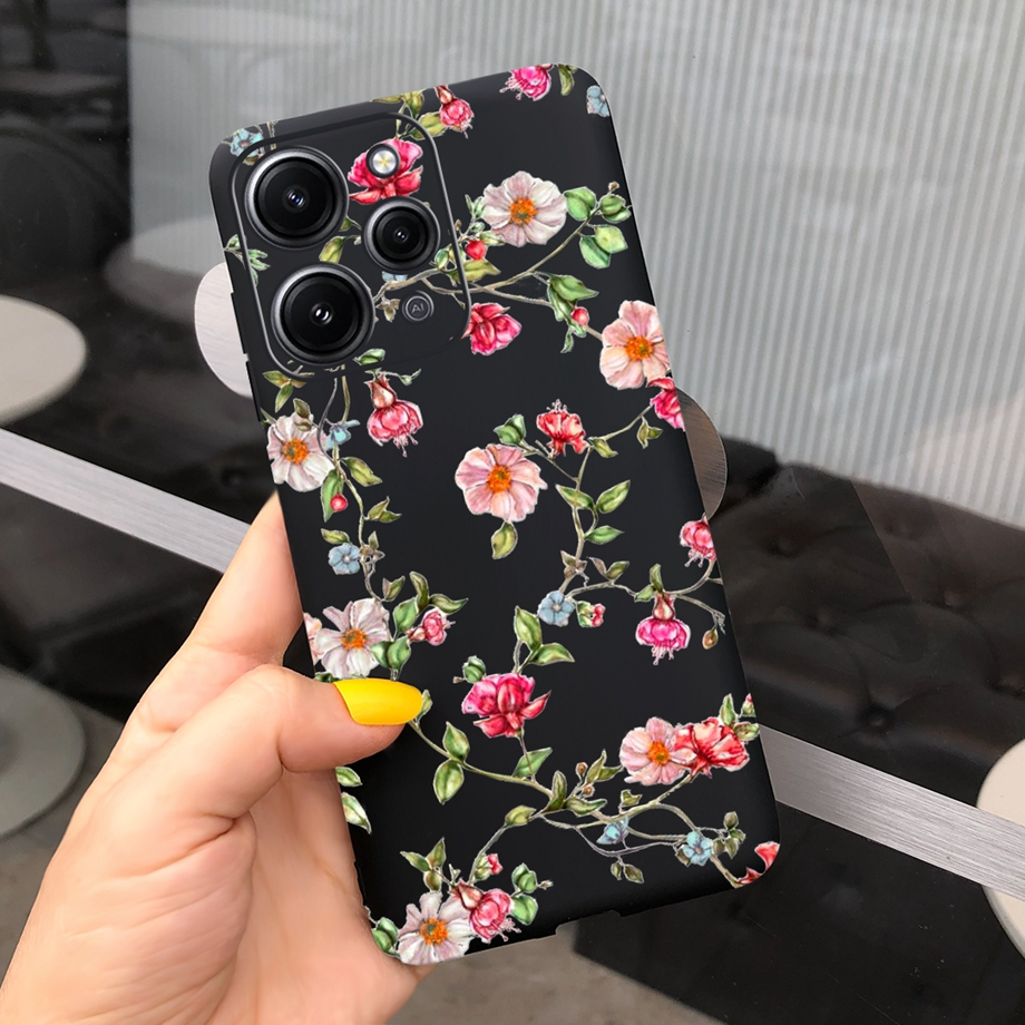 Ốp Điện Thoại Silicone Mềm Dạng Nhám Họa Tiết Phi Hành Gia Cho Xiaomi Redmi12 / Redmi 12R / Redmi Note 12R