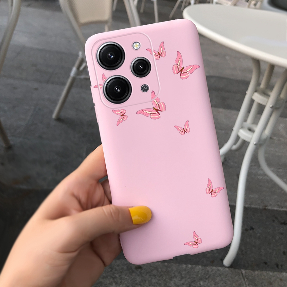 Ốp Điện Thoại Silicone Mềm Dạng Nhám Họa Tiết Phi Hành Gia Cho Xiaomi Redmi12 / Redmi 12R / Redmi Note 12R