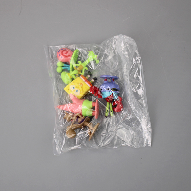 Set 6 Mô Hình Nhân Vật Phim Hoạt Hình SpongeBob 5.5cm Bằng PVC