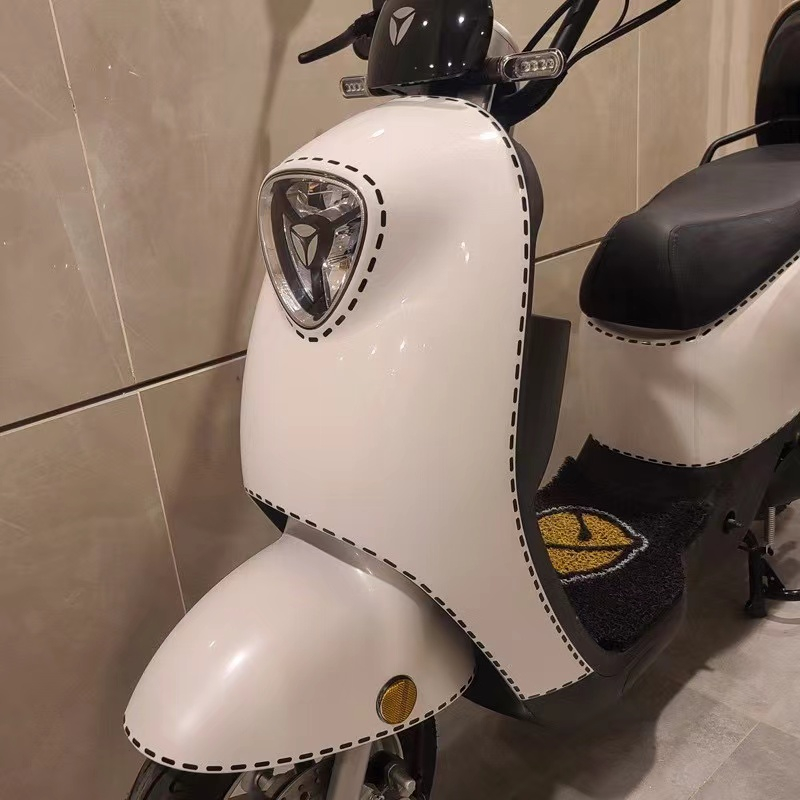 Hl Miếng Dán Trang Trí Xe Hơi / Mũ Bảo Hiểm Họa Tiết Hoạt Hình Chống Thấm Nước Kiểu Hàn Quốc