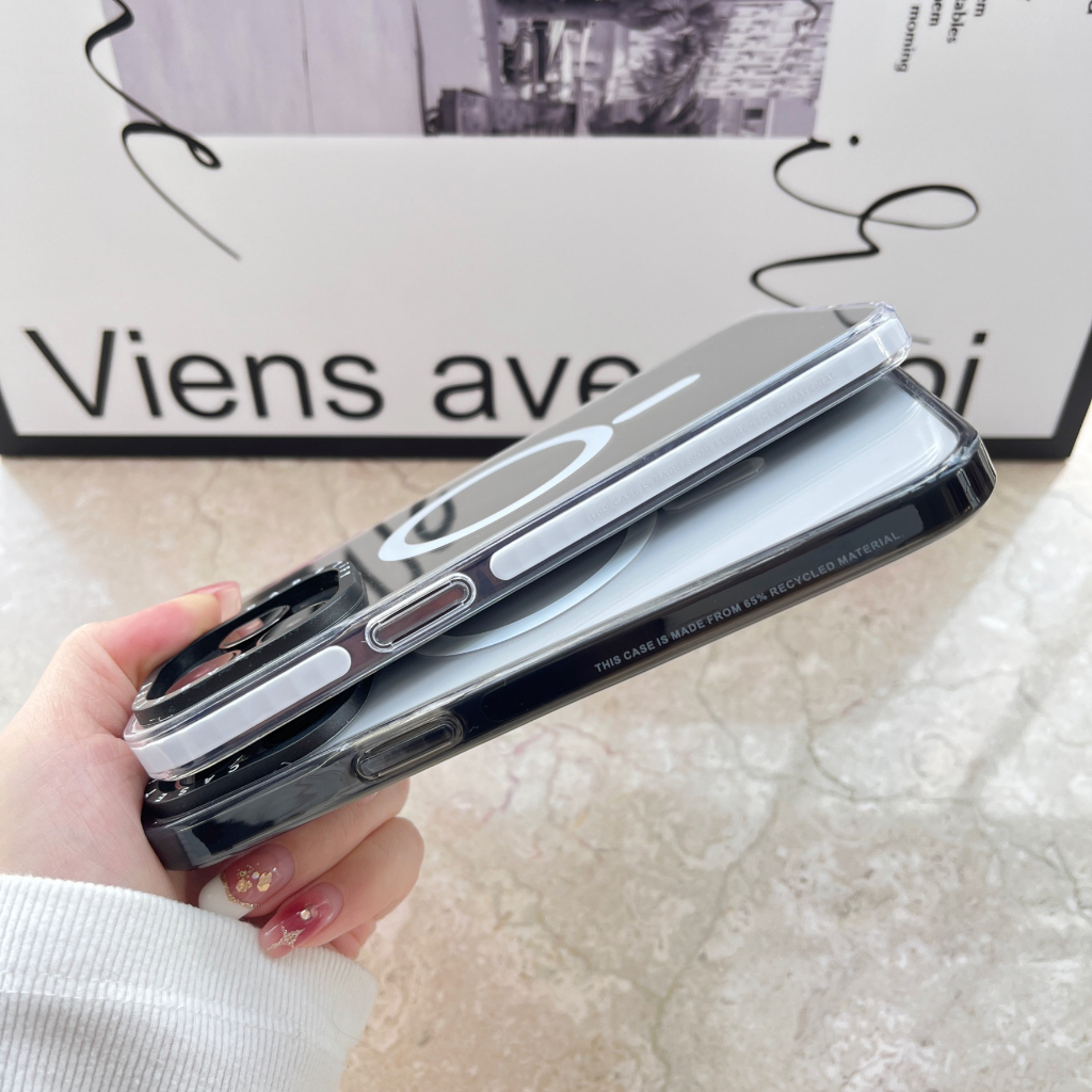 Ốp Điện Thoại Hít Nam Châm Họa Tiết Hoạt Hình Cho IPhone11iPhone12iPhone13iPhone14