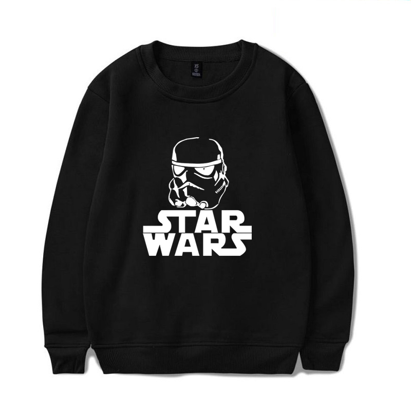 Áo Sweater Unisex Vải Cotton In Hình Star Wars Plus Size 4XL 1347C