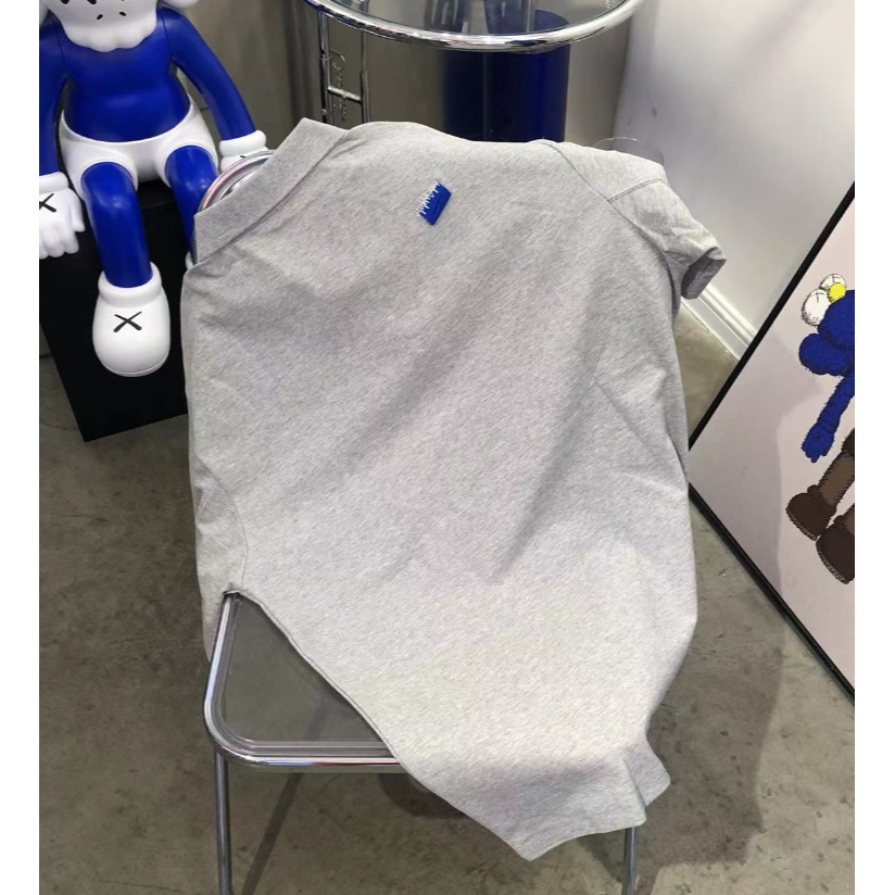 Áo Thun Ngắn Tay Thêu Chữ Phong Cách Đường Phố Mới Mùa Hè Cho Nam Nữ