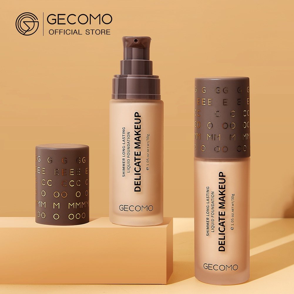Kem nền GECOMO 30g che khuyết điểm kiềm dầu lâu trôi làm sáng tông da