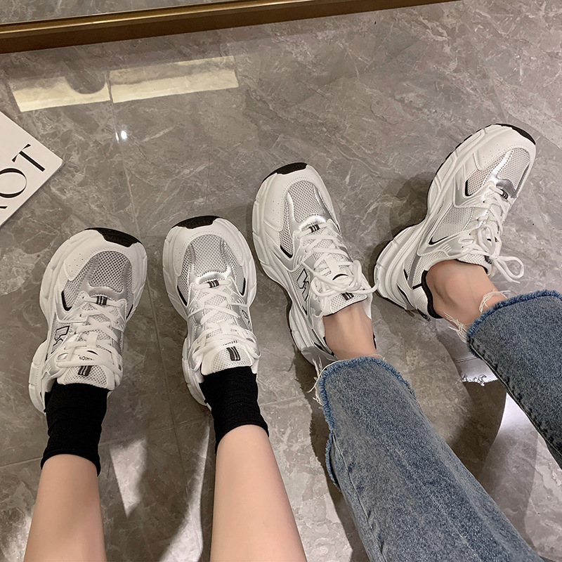 Qiaoyon Giày Thể Thao Đế Dày Siêu Nhẹ Thoáng Khí Dễ Phối Đồ Hợp Thời Trang