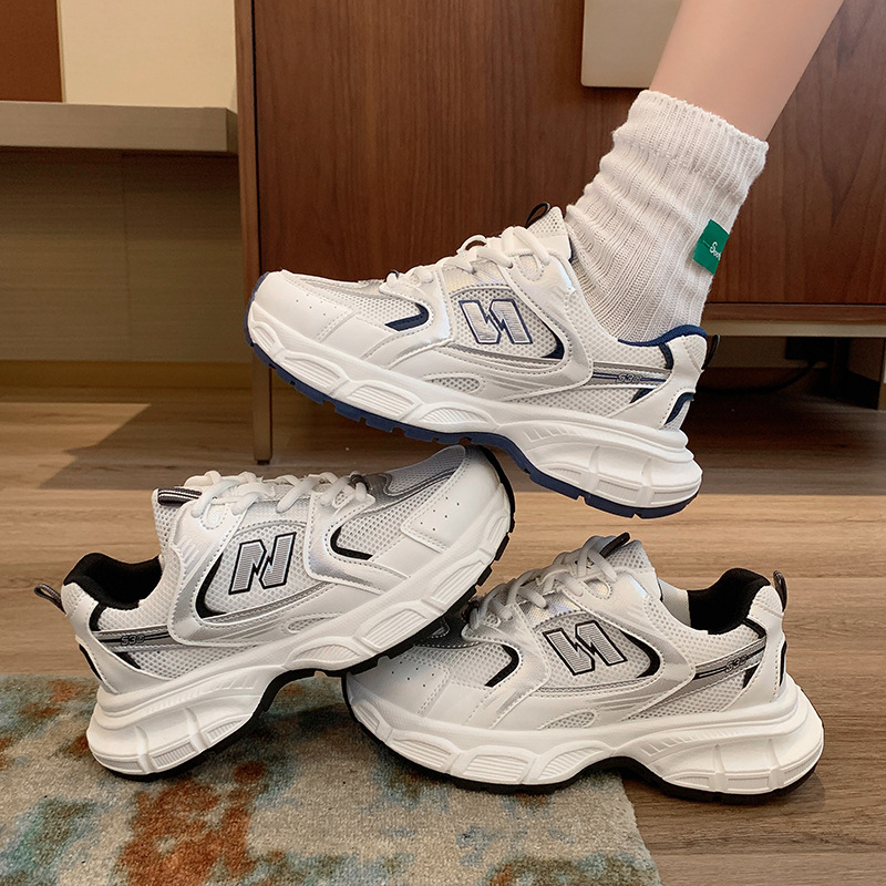 Qiaoyon Giày Thể Thao Đế Dày Siêu Nhẹ Thoáng Khí Dễ Phối Đồ Hợp Thời Trang