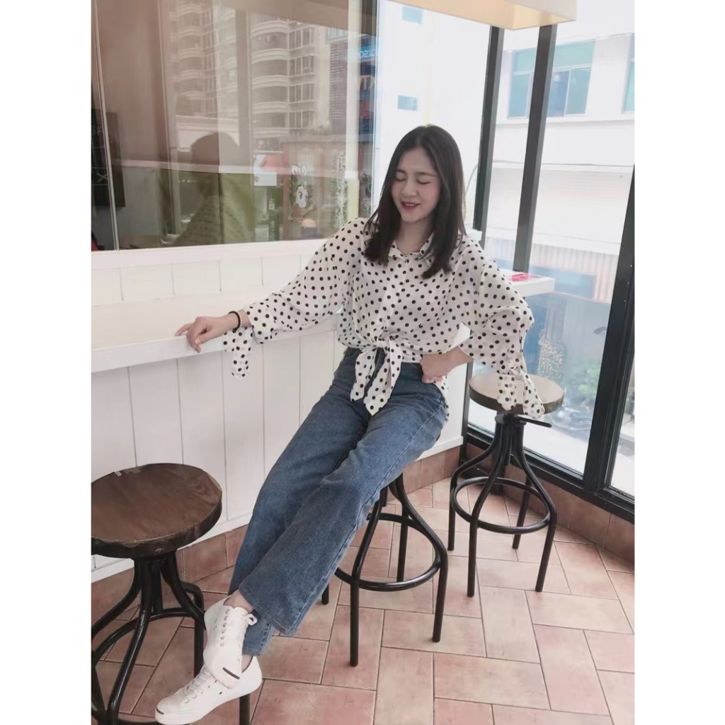 Áo Khoác Voan Cardigan Chống Nắng Tay Dài In Họa Tiết Xinh Xắn Thời Trang Mùa Hè