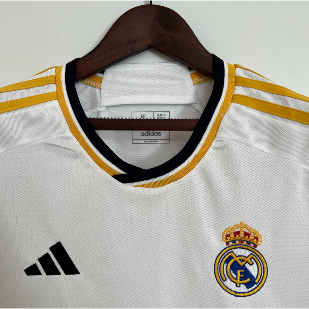 Kính Thực Tế Ảo Vr 23 / 24 23 / 24 VINI JR #7 Áo Thun Bóng Đá Màu Trắng In Chữ RM Home Jersey Thời Trang Cho Nam