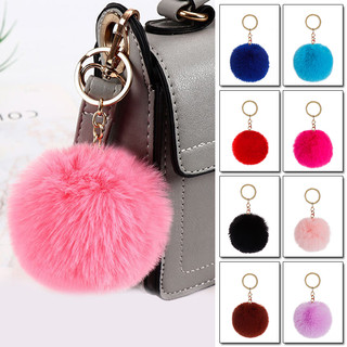 Móc khóa banh lông xù đáng yêu charms