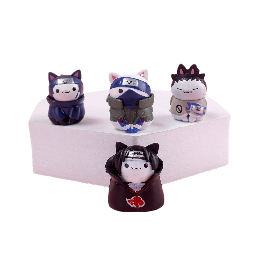 Bộ 8 Mô Hình Nhân Vật Anime Naruto Bằng PVC