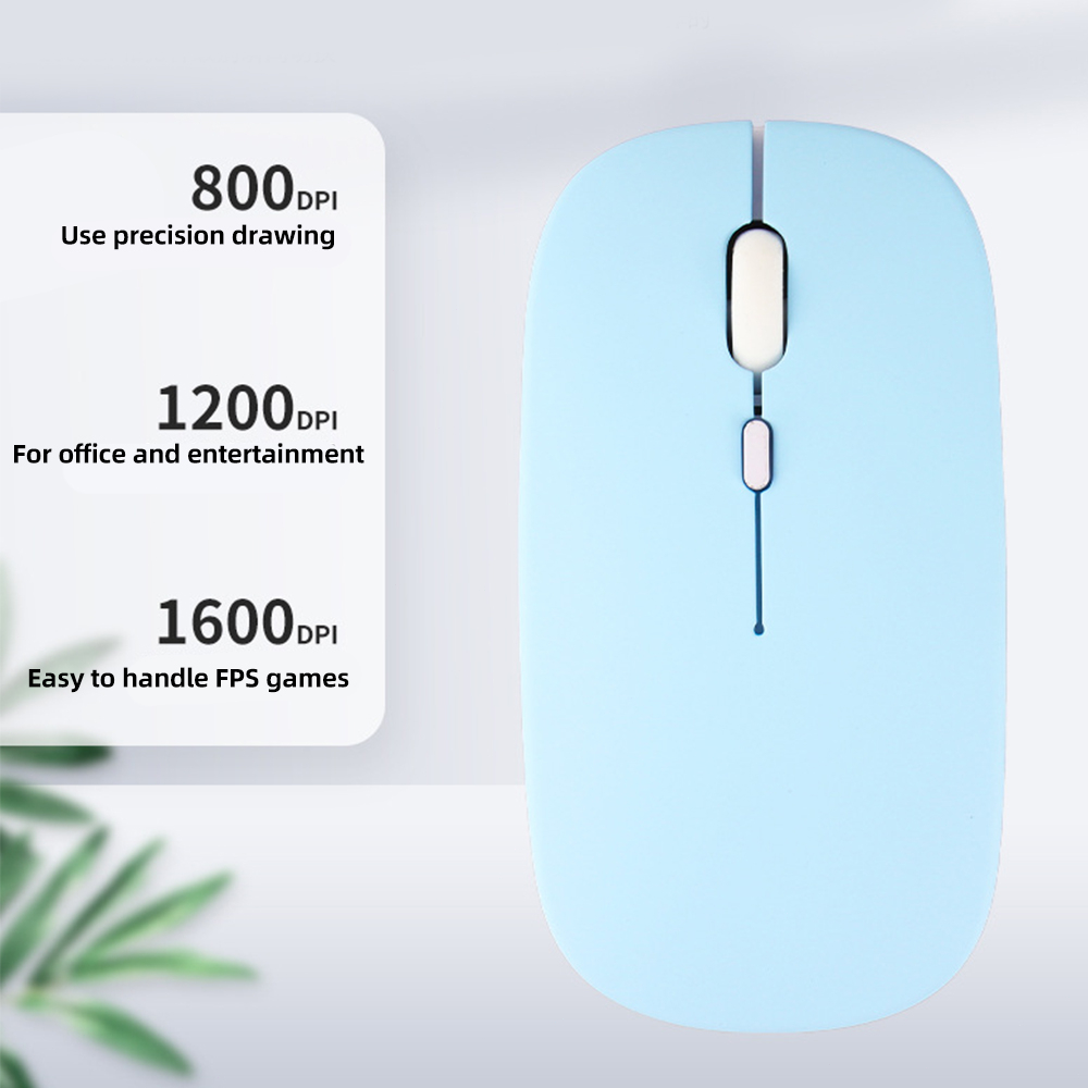 Chuột không dây ANKNDO siêu mỏng 2.4GHz cho laptop