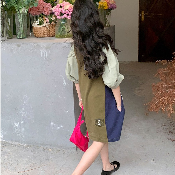 2023 Áo Thun Polo Tay Ngắn Phong Cách Hàn Quốc Thời Trang Mùa Hè Mới Dành Cho Bé Gái