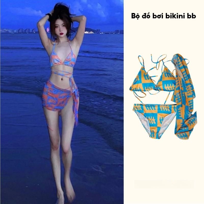 Bikini mới, Tie nhuộm thời trang 2 mảnh bộ đồ bơi XLYZB005