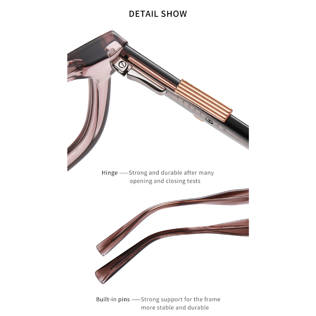 Mắt Kính Chống Ánh Sáng Xanh Hình Vuông Thời Trang Cho Nữ AE1528